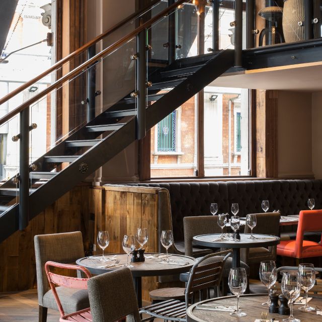 It's truly the best of British to dine at Restaurant St. Barts Smithfield