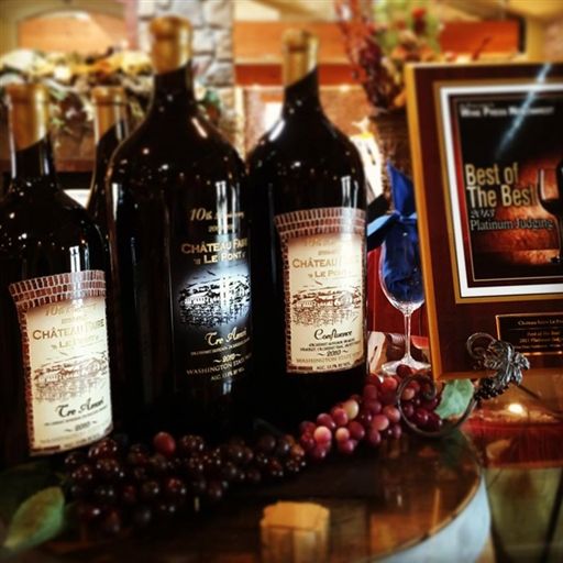 The Chateau Grill at Chateau Faire Le Pont Winery Restaurant