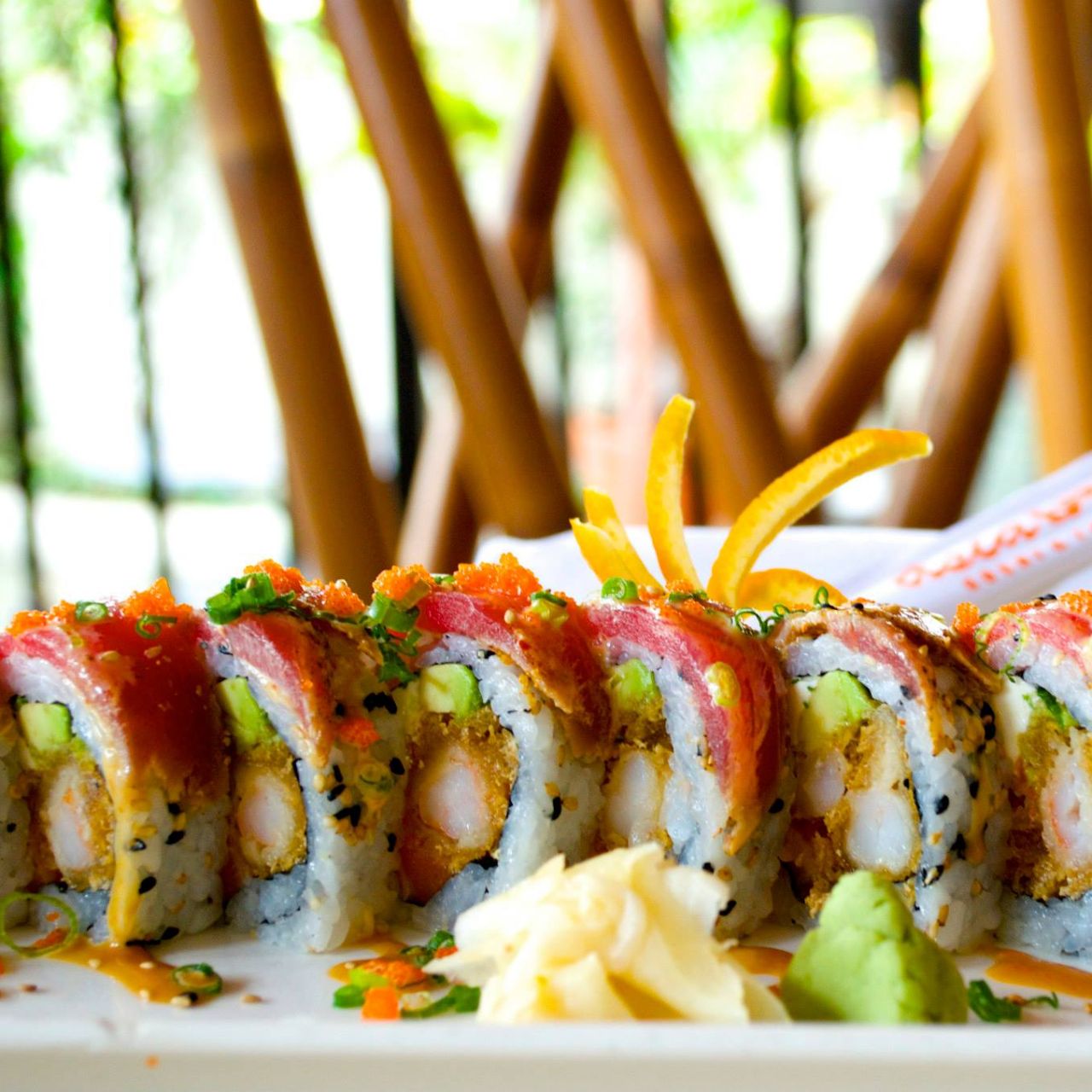 Shrimp Tempura Roll - Dinner at the Zoo