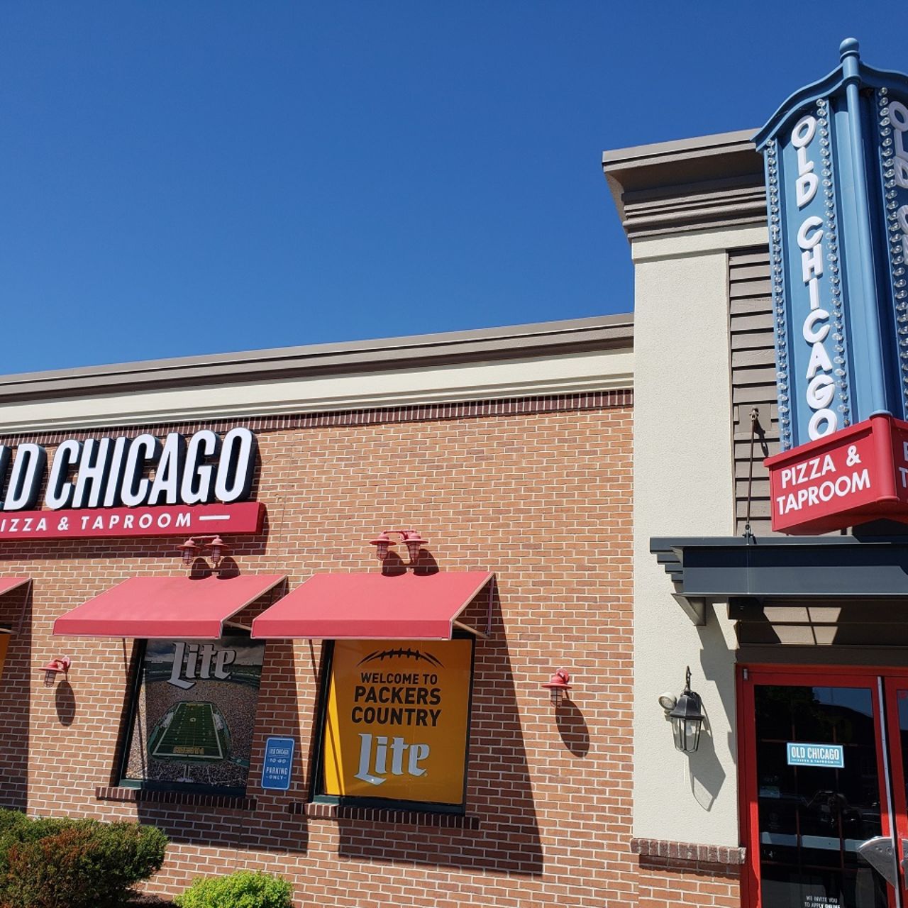 OLD CHICAGO BASEBALL JERSEY Pizza Taproom Bar Restaurant World