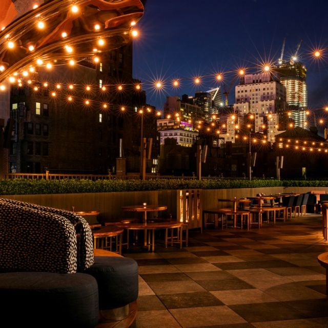 Restaurant Magic Hour Rooftop Bar Lounge New York Ny Opentable