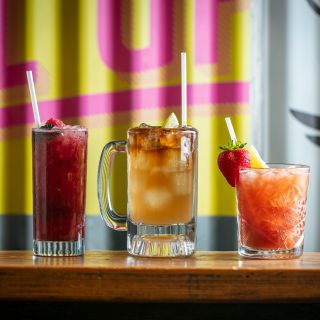 A photo of Lazybones restaurant