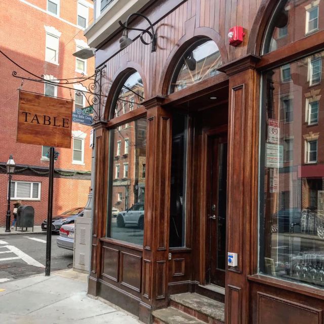 Table Restaurant Boston, MA OpenTable