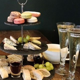 Afternoon Tea at Champagne + Fromage - Brixton
