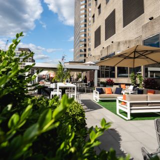 Terrasse du DoubleTree