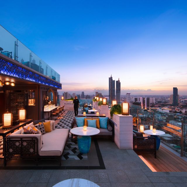 Yao Rooftop Bar Bangkok Marriott Hotel The Surawongse Restaurant