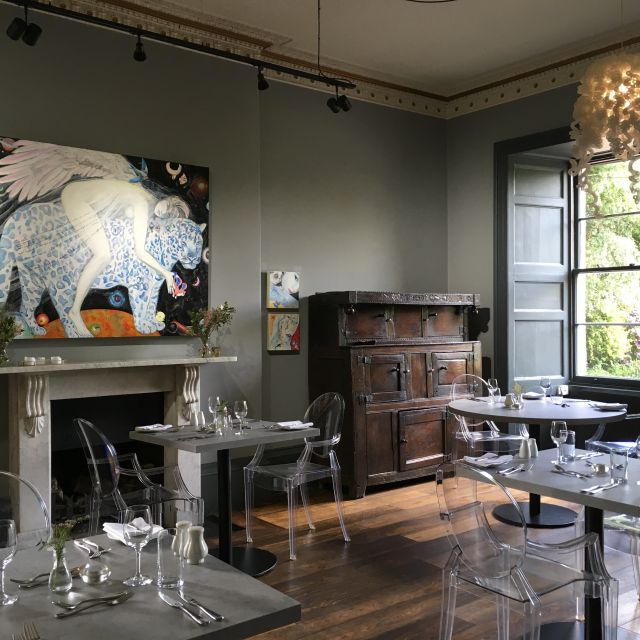 Art Room Restaurant at Castell Malgwyn Cardigan, Pembrokeshire