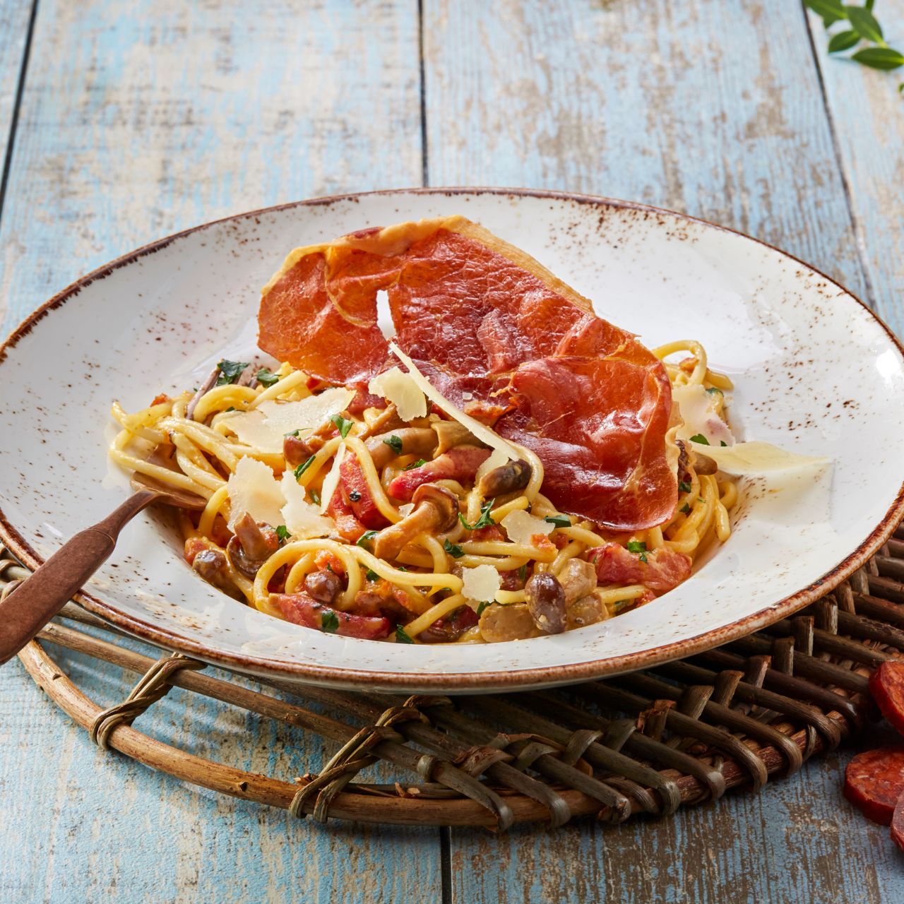 Three P's Pasta (pasta, prosciutto, peas) over linguini. Not on menu but  can be made on request! - Picture of Lino Ristorante Italiano, Sheboygan -  Tripadvisor