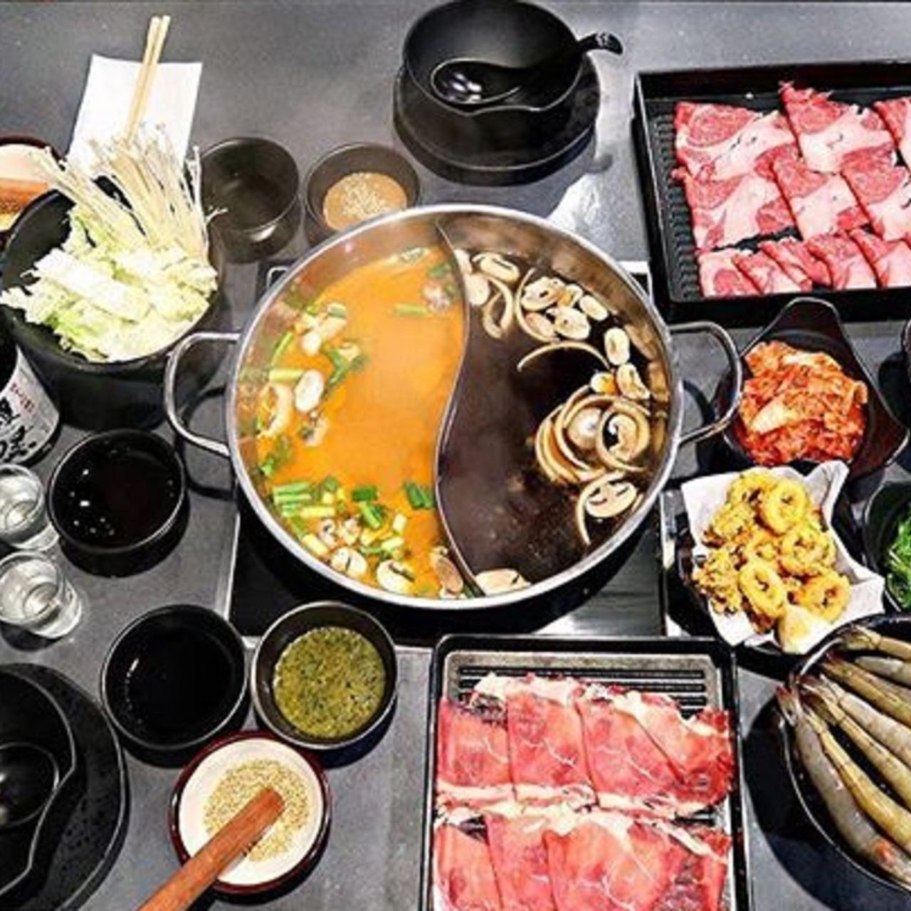 Prime Ribeye Shabu Shabu Hot Pot Kit for 2