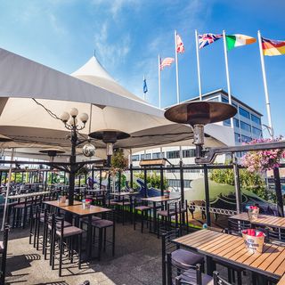 Rooftop Patio at the Strathcona Hotel