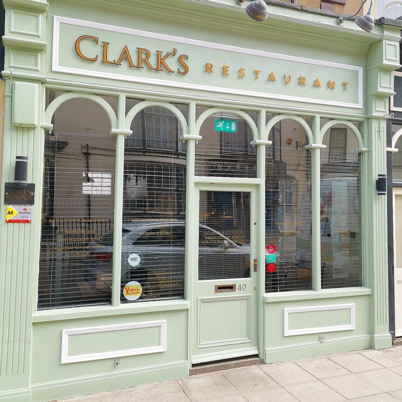 Clark's Restaurant, Scarborough, UK 