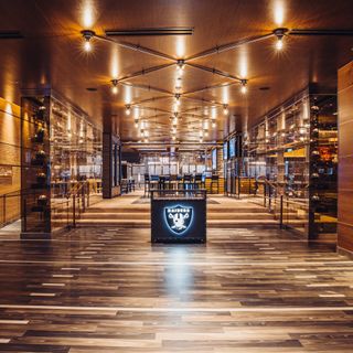 A variety of Raiders apparel at The Raider Image store at the Galleria at  Sunset mall in Hender …