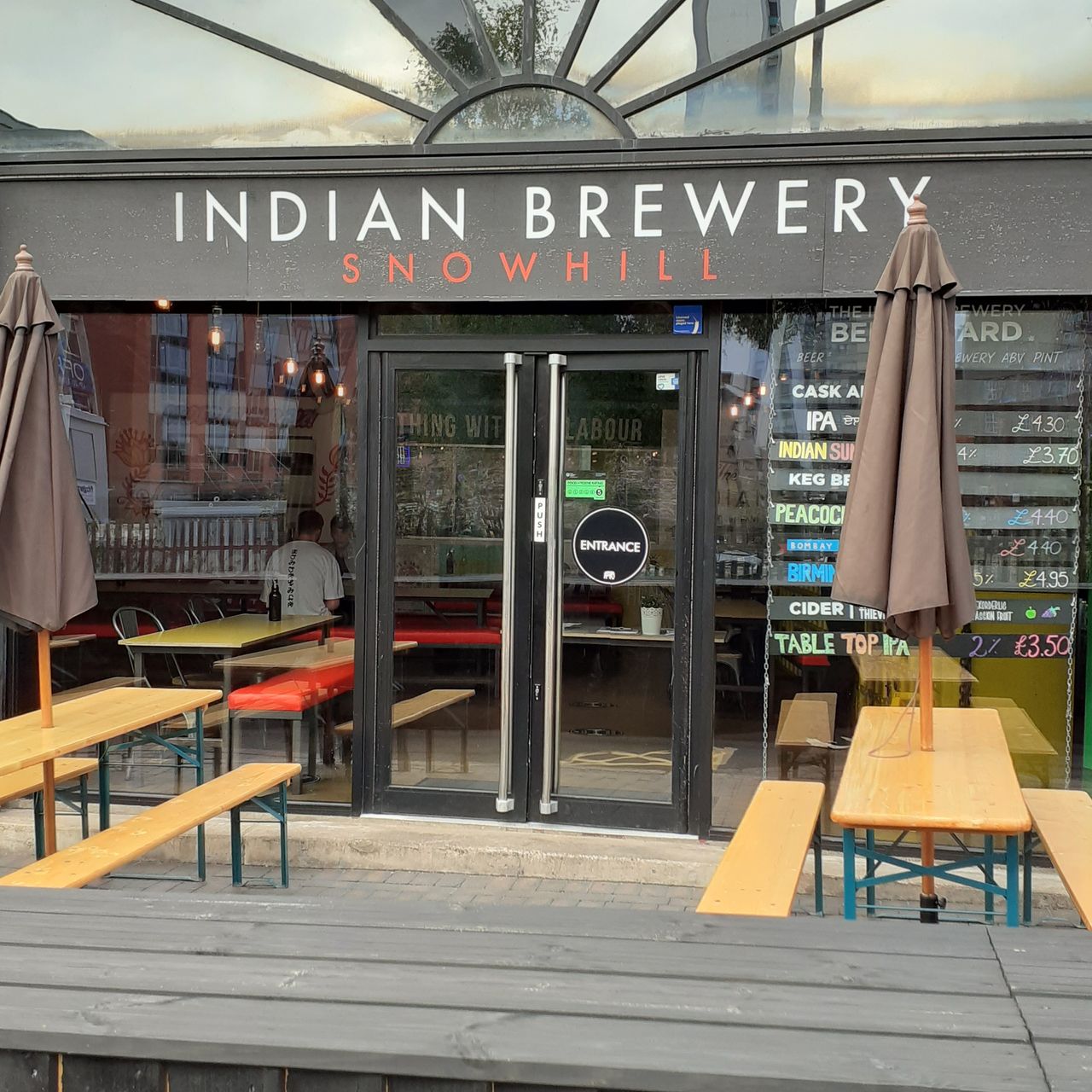 Indian Brewery Snowhill Restaurant Birmingham West Midlands