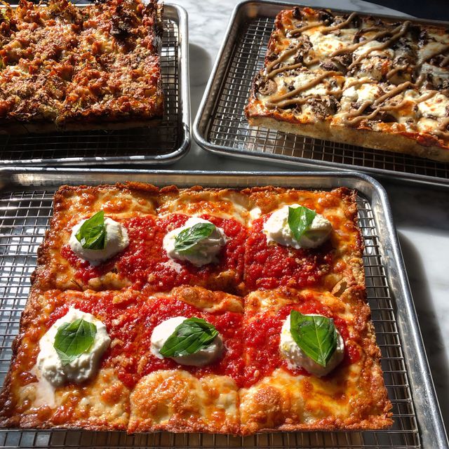 Emmy Squared Pizza Williamsburg Brooklyn Restaurant Brooklyn, NY