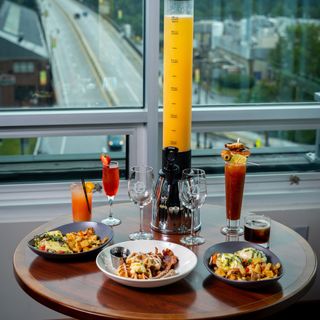 Upgrade Your Brunch with ZEST's Mimosa Tower - Lehigh Valley Style