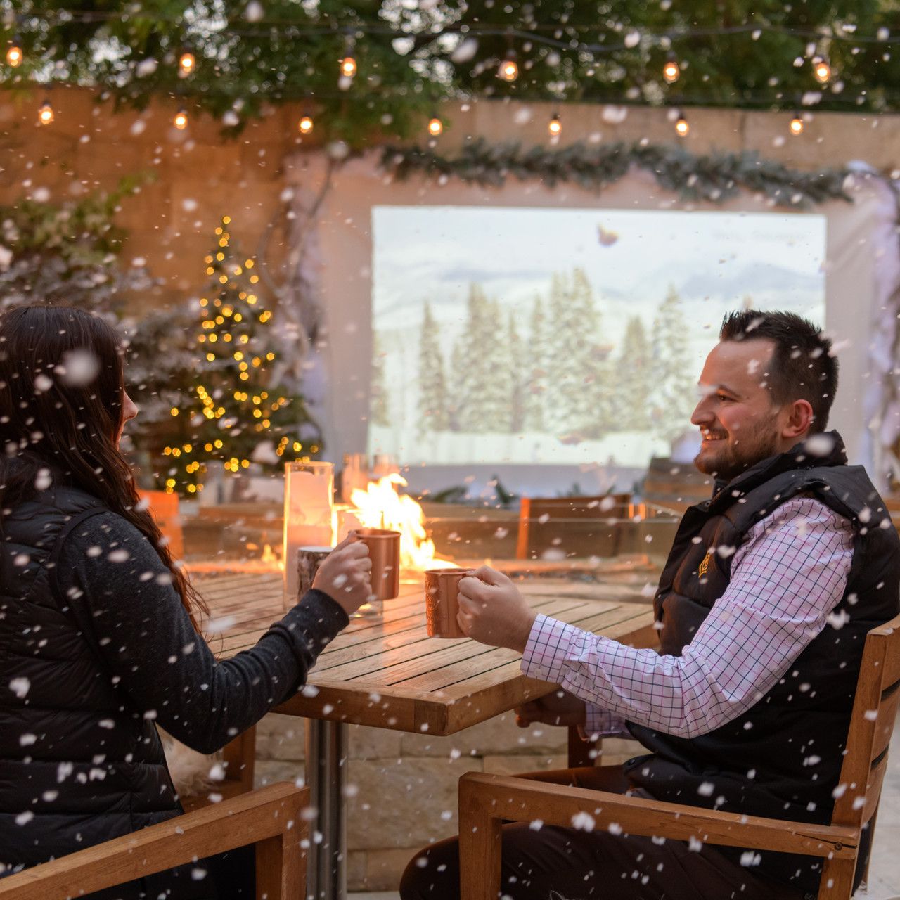 Apres Ski Photo Booth Rental For Winter Wonderland Themed Holiday