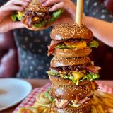 Polo Bar Burger Tower Stack and Challenge photo