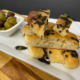 Complimentary Focaccia and Olives photo