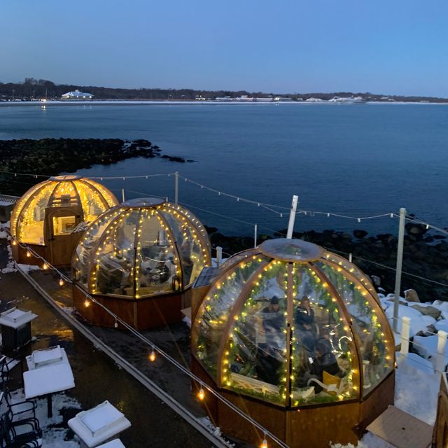 The Igloos At The Coast Guard House Restaurant Narragansett RI 