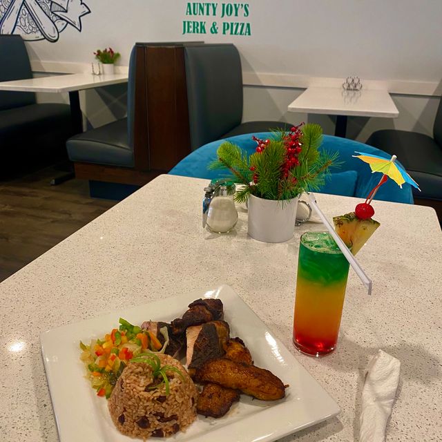 Restaurante Aunty Joy's Jerk & Pizza Chicago, , IL OpenTable