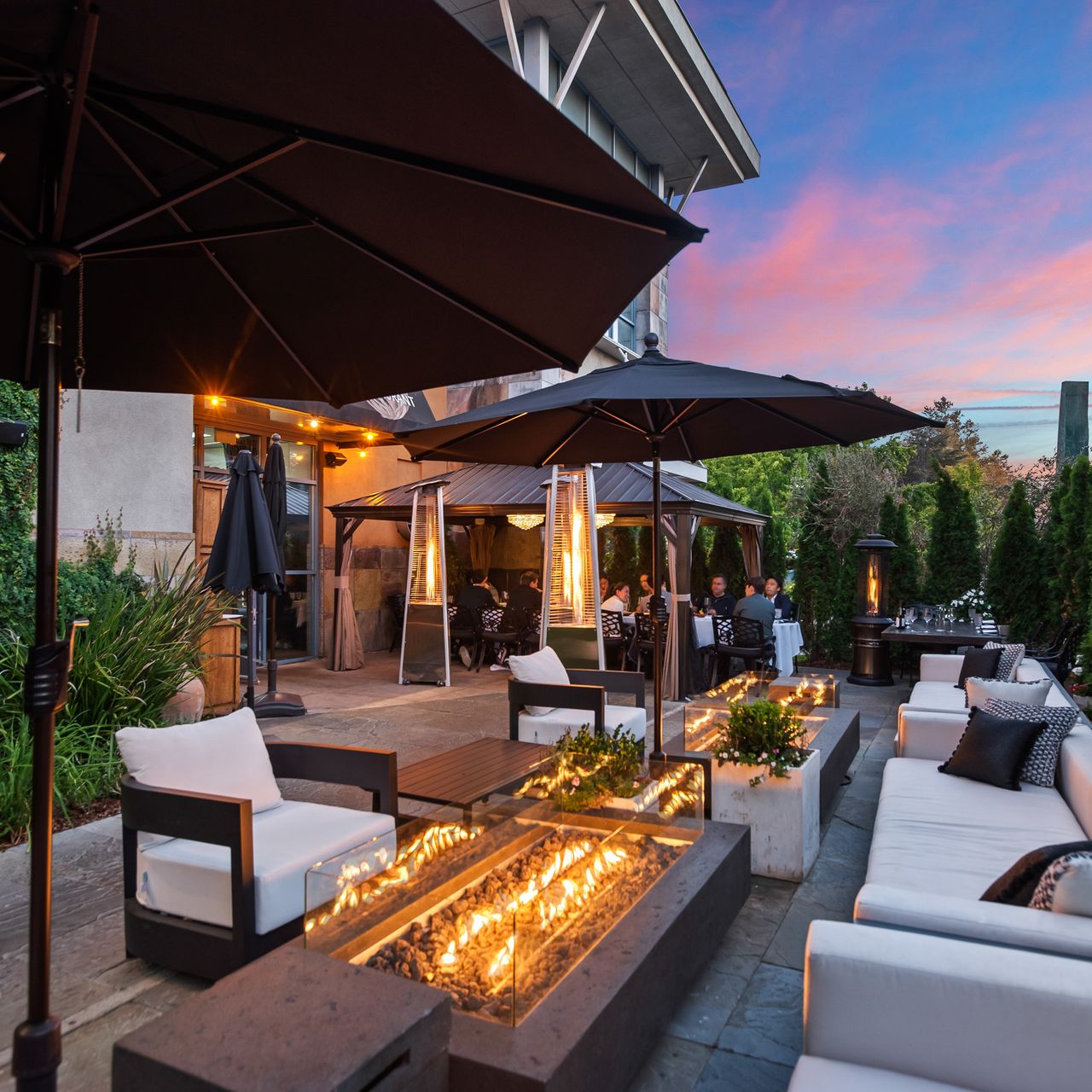 Alfresco Dining Restaurants With Patio Heaters Near Me Outdoor