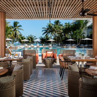 MIAMI FLORIDA Dade County South Beach Hotel Restaurant University