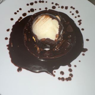 The Louis XIII Gold Bar at SW Steakhouse, dessert, ice cream, dark  chocolate, chocolate