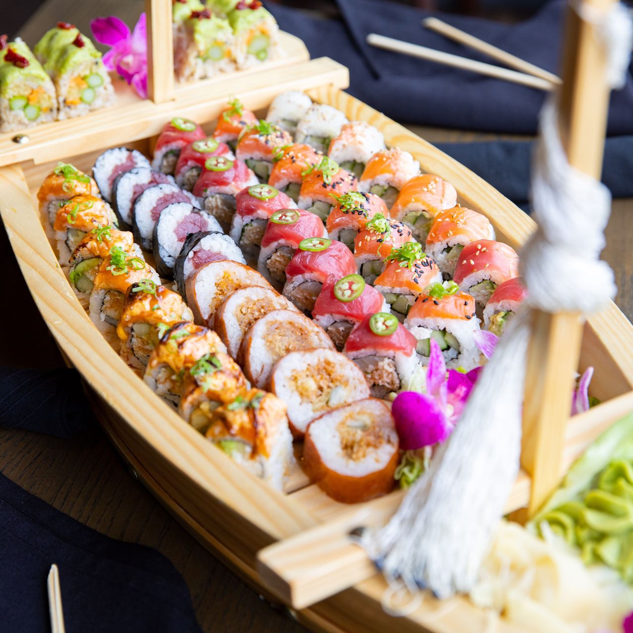Blue sushi happy hour discount